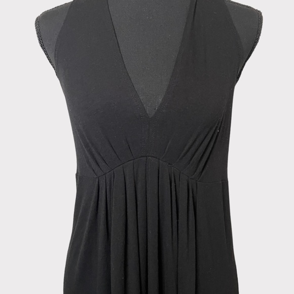 theory pleated tank dress Theory Pleated Dress in Charcoal Melange